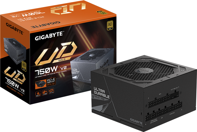 Gigabyte GP-UD750GM 750W ATX Gold Full Modular PSU 5yr wty – Power Supplies | ACP Online