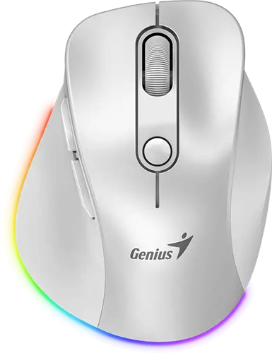 Genius Ergo 9000S Pro Silent Ergo Mouse - White – Mice | ACP Online