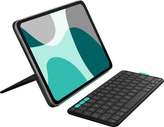 Logitech Logi Flip Folio for iPad Pro 11" M4/5, iPad Air M2/ 3)-5thGen Graphite – iPad / iPhone Accessory | ACP Online