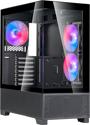 SilverStone LD05 ATX Black Mid Tower Case – Cases - OEM PC | ACP Online