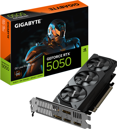 Gigabyte GV-N5050OC-8GL RTX5050 Low Profile 8G Graphics Card – Graphics Cards | ACP Online