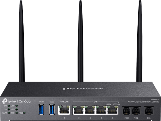TP-Link DR3650v-4G Omada 4G AX3000 VPN Router w/VOIP – Network Routers | ACP Online