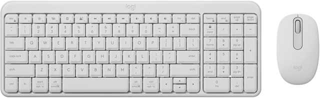 Logitech MK250 Bluetooth Wireless Keyboard and Mouse - Off White – Keyboards | ACP Online