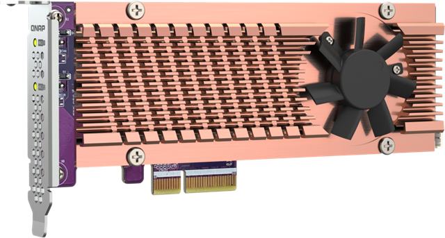 QNAP QM2-2P-344A Dual M.2 PCIe Expansion Card – Network Storage | ACP Online