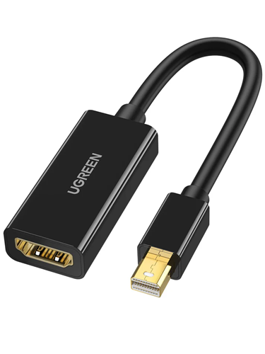 Unspecified UGreen Mini DisplayPort v1.1 (M) to HDMI (F) 0.15m Adapter – Cables - Monitor & Video | ACP Online