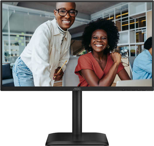 AOC 24E4UJ 24" IPS 1920x1080 VGA HDMI DP Spkrs Height Adjust 5yr wty – Monitors | ACP Online