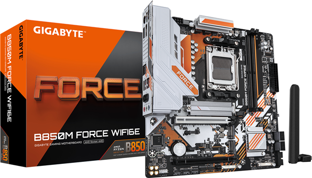 Gigabyte B850M Force Wifi6E Am5 Motherboard – Motherboards | ACP Online