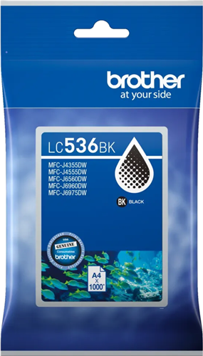 Brother LC536BK Black Ink Cartridge – Printer Consumables | ACP Online