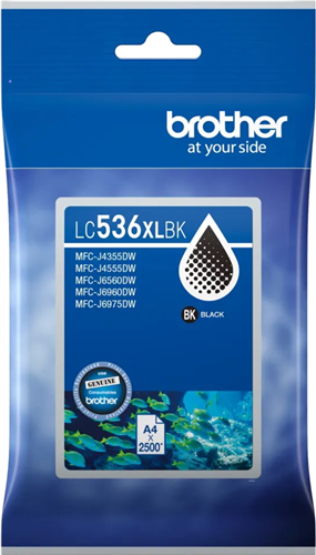 Brother LC536XLBK Black Ink Cartridge – Printer Consumables | ACP Online