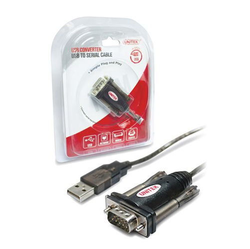 Unspecified Unitek USB 2.0 Type A (M) to Serial RS232 (M) Mini Adapter 1.5m – Cables - USB & Firewire | ACP Online