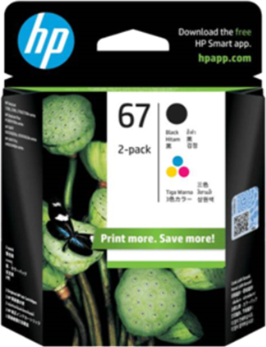 HP 67 Color/Black Ink Cartridge Combo 2-Pack – Printer Consumables | ACP Online