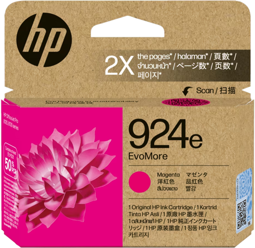 HP 924e EvoMore Magenta Original Ink Cartridge – Printer Consumables | ACP Online