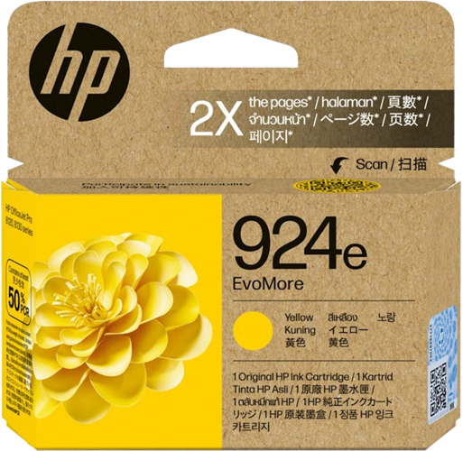 HP 924e EvoMore Yellow Original Ink Cartridge – Printer Consumables | ACP Online