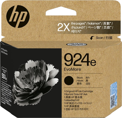 HP 924e EvoMore Black Original Ink Cartridge – Printer Consumables | ACP Online