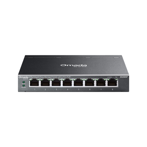 TP-Link ES208GP 8 Port Gigabit Omada SDN PoE Switch – Network Switches | ACP Online