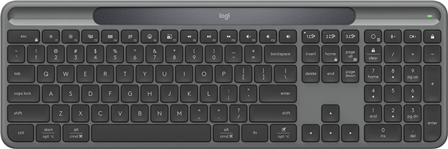 Logitech Signature Slim Solar+ wireless keybaord K980 - Graphite – Keyboards | ACP Online