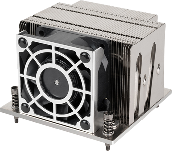 SilverStone XE02-1700S 2U CPU cooler for LGA1700 – Fans | ACP Online