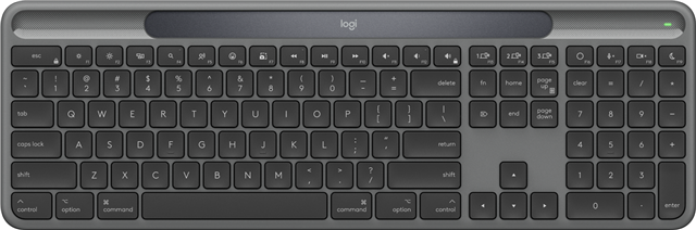 Logitech Signature Slim Solar+ wireless keyboard K980 BUS - Graphite – Keyboards | ACP Online