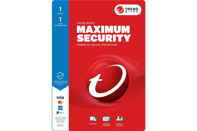 Trend Micro Maximum Security (1 Devices) 1Yr Subscription Add-On – Software - Applications | ACP Online