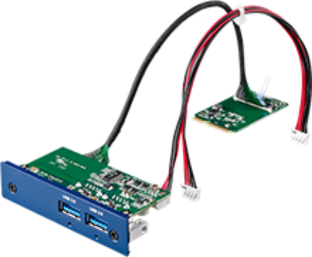 Advantech IDOOR PCM-24U2U3 2-Port USB 3.0 A Module – _Unspecified | ACP Online