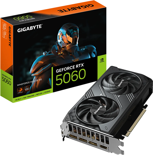 Gigabyte GV-N5060WF2MAX OC-8GD RTX5060 8GB PCIE Graphics Card – Graphics Cards | ACP Online