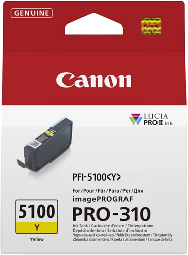 Canon PFI-5100Y Ink Matte Yellow – Printer Consumables | ACP Online
