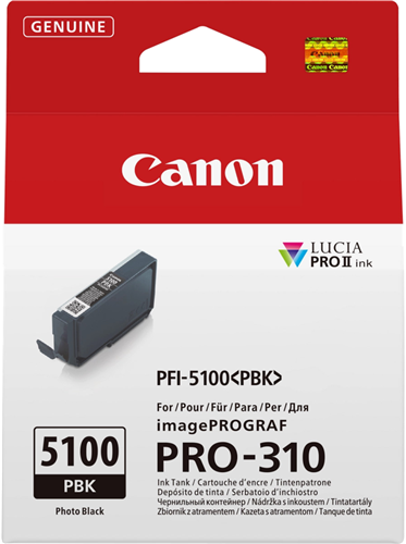 Canon PFI-5100PBK Ink Photo Black – Printer Consumables | ACP Online