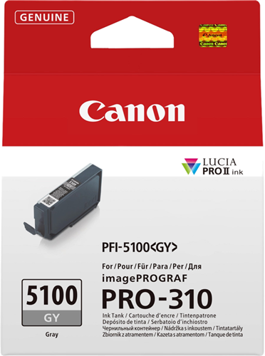 Canon PFI-5100GY Ink Grey – Printer Consumables | ACP Online