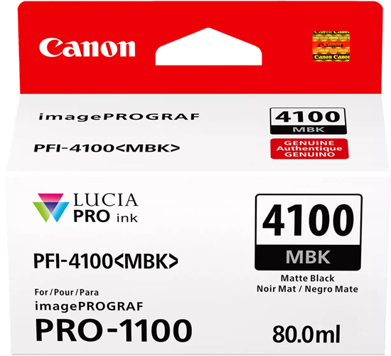 Canon PFI-4100MBK Ink Matte Black – Printer Consumables | ACP Online