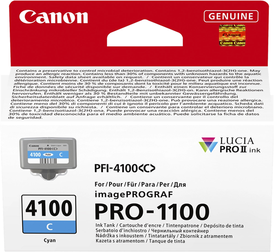 Canon PFI-4100C Ink Cyan – Printer Consumables | ACP Online