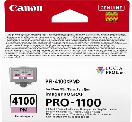 Canon PFI-4100PM Ink Photo Magenta – Printer Consumables | ACP Online