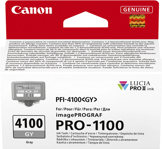 Canon PFI-4100GY Ink Grey – Printer Consumables | ACP Online