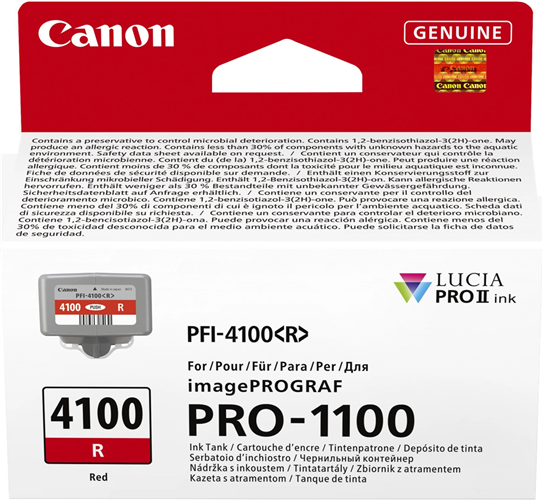 Canon PFI-4100R Ink Red – Printer Consumables | ACP Online