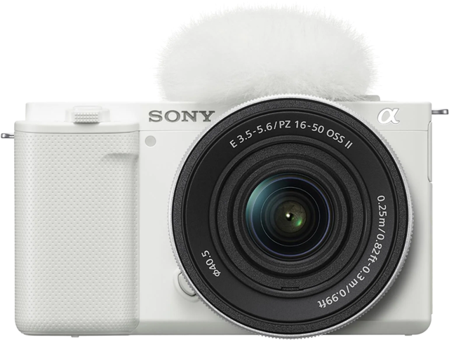 Sony Alpha ZVE10 24.2MP APS-C M/less Cam E Mount w/16-50 II white – Digital SLR & M/Less Camera | ACP Online