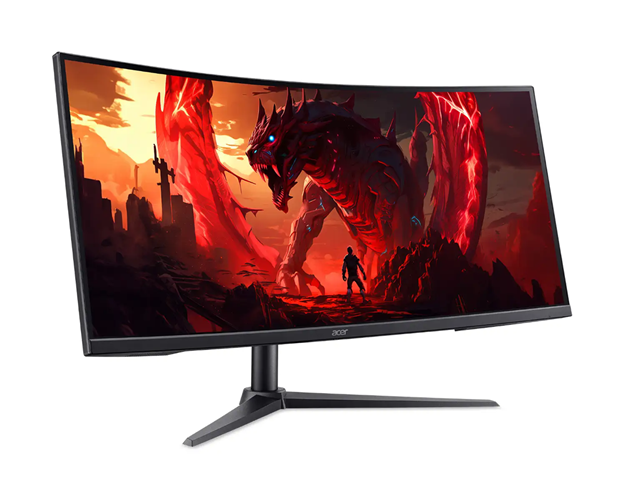 Acer Nitro XZ340CUR 34" Curved 3440x1440 UWQHD VA 1ms DP HDMI 200Hz – Monitors | ACP Online