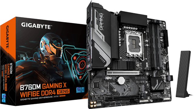 Gigabyte B760M Gaming X Wifi6E DDR4 Gen5 Motherboard – Motherboards | ACP Online