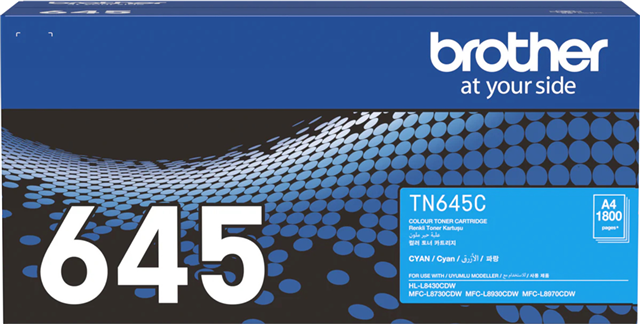 Brother TN645C Toner Cyan – Brother Printers & Accessories | ACP Online