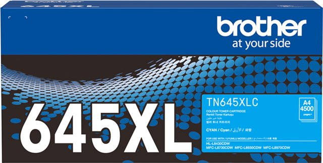 Brother TN645XLC High Yield Toner Cyan – Brother Printers & Accessories | ACP Online