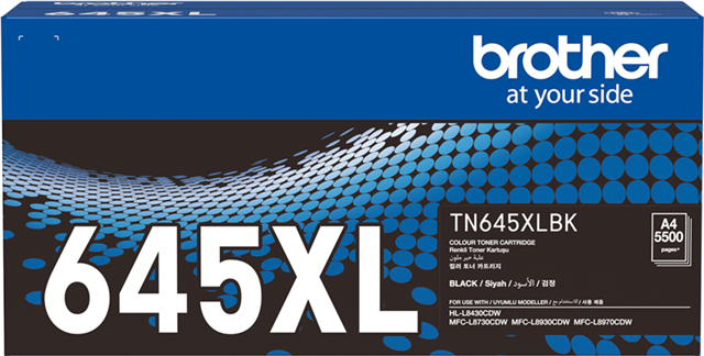 Brother TN645XLBK High Yield Toner Black – Brother Printers & Accessories | ACP Online