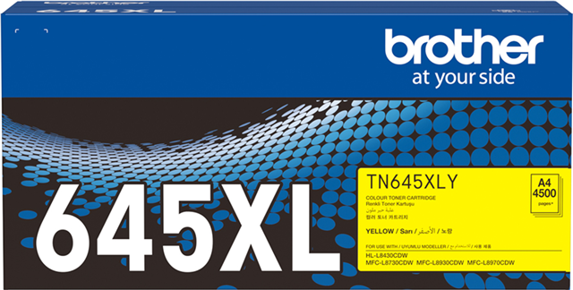 Brother TN645XLY High Yield Toner Yellow – Brother Printers & Accessories | ACP Online