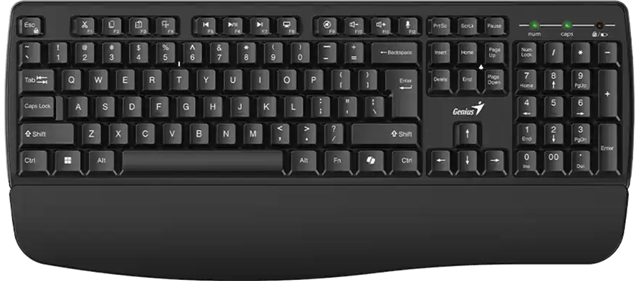 Genius KB-7123 Copilot AI Wireless Palm Rest Keyboard – Keyboards | ACP Online
