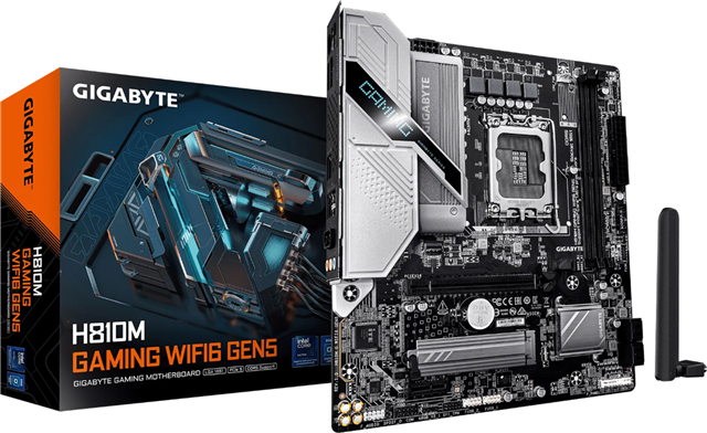 Gigabyte H810M Gaming WiFi6 DDR5 Gen 5 LGA1851 Motherboard – Motherboards | ACP Online