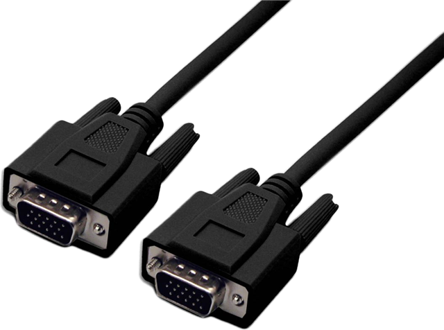 Unspecified Dynamix 2m VGA Male/Male Monitor Cable Moulded Max Res: 800x600 – Cables - Monitor & Video | ACP Online