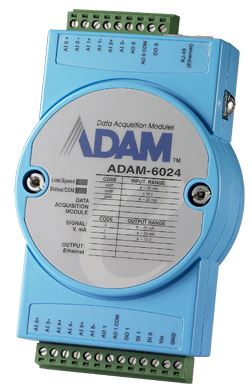 Advantech ADAM-6024-A1E 12-Channel Universal I/O Module 