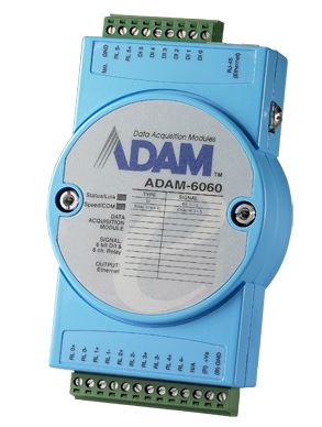 Advantech ADAM-6060 6-Channel Relay Output with Digital Input