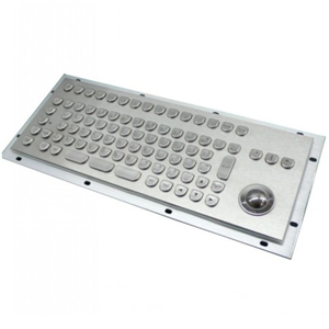 Inputel KB205 Stainless Steel Keyboard + Trackball IP65 - PS/2 
