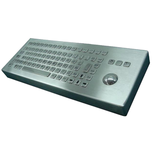 Inputel Stainless Steel Keyboard + Trackball ~ USB
