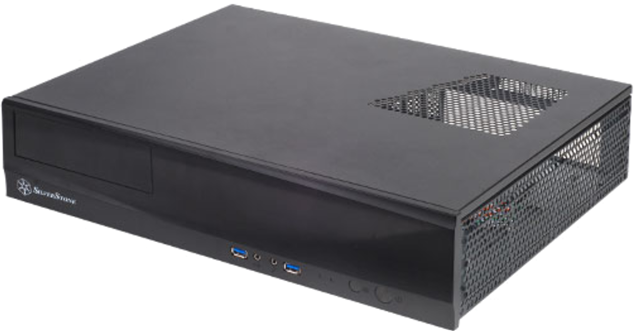 SilverStone ML03B Milo mATX Black HTPC Case – Cases - OEM PC | ACP Online