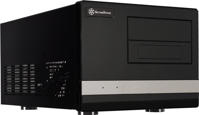 SilverStone SG02B-F Sugo mATX Black Cube SFF Case 23L – Cases - OEM PC | ACP Online