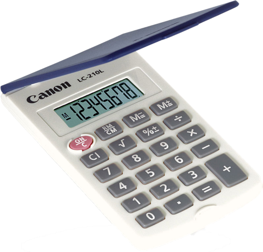 Canon LC210L 8 Digit Small Handheld Calculator – Calculators | ACP Online